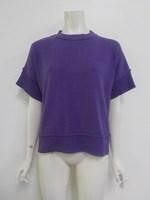 Sideline Sweater Top- Purple-Short Sleeve Top-K. Ellis Boutique