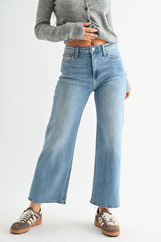JUST BLACK DENIM The Classic Cropped Wide Leg-JBD Denim-K. Ellis Boutique
