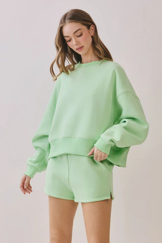 Dropped Shoulder Sweatshirt-Sweatshirt-K. Ellis Boutique