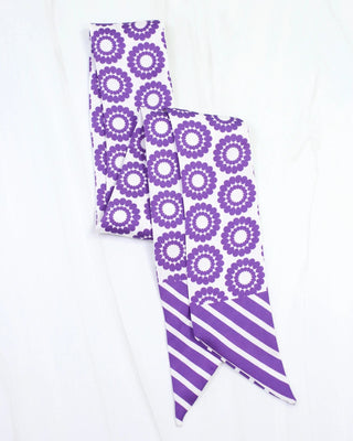 Lucy Floral Skinny Scarf-K. Ellis Boutique