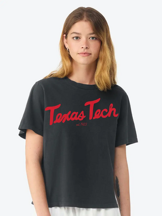 Texas Tech Graphic Tee-Basic tee/Tank-K. Ellis Boutique