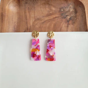 Mia Mini Earrings - Paradise Pink-K. Ellis Boutique
