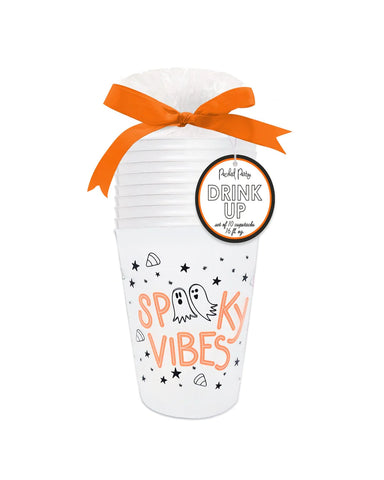Spooky Vibes Shatterproof Cup-stack- Set of 10-K. Ellis Boutique