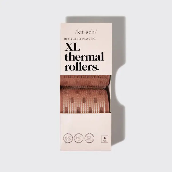 XL Thermal Rollers 4pc Set - Terracotta | Kitsch-K. Ellis Boutique