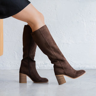 SABRENA - CHOCOLATE Brown Boots MIA-Shoe-K. Ellis Boutique