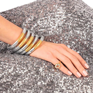 Silver Tzubbie All Weather Bangle® (AWB®) - Serenity Prayer-K. Ellis Boutique