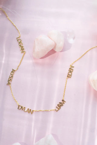 Cherish Multiple Name Necklace - Custom-Necklace-K. Ellis Boutique