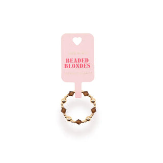 Beaded Blondes- Cocoa Brown June Ring-K. Ellis Boutique