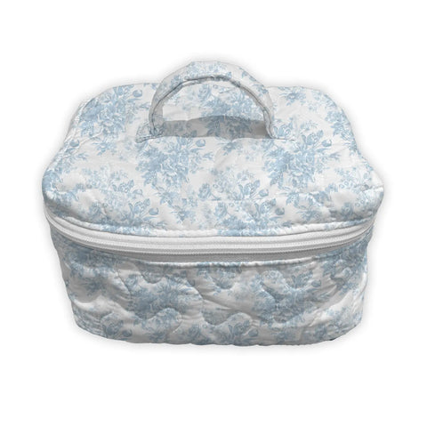 Quilted Travel Case- Rose Toile-K. Ellis Boutique