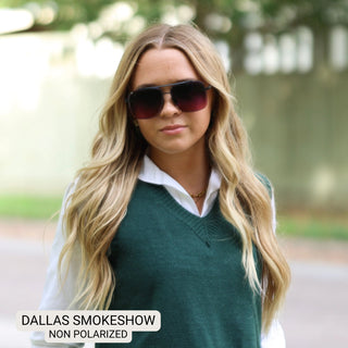 Dallas - Women's Modern Aviator Sunglasses- Smokeshow-Other Accessories-K. Ellis Boutique
