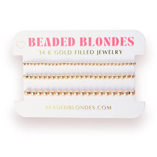 Not So Basic Set Gold- Beaded Blondes-K. Ellis Boutique
