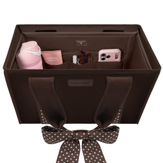 Case-Mate Tote Organizer - Espresso-handbag-K. Ellis Boutique