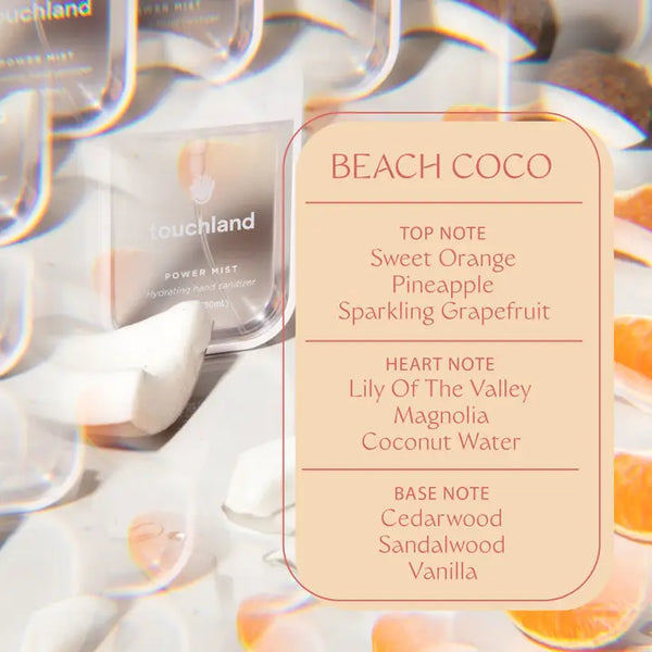Power Mist Beach Coco - Touchland-K. Ellis Boutique
