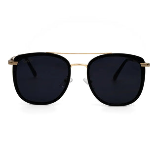 Ivy - Women's Oversized Square Sunglasses - Black-Other Accessories-K. Ellis Boutique