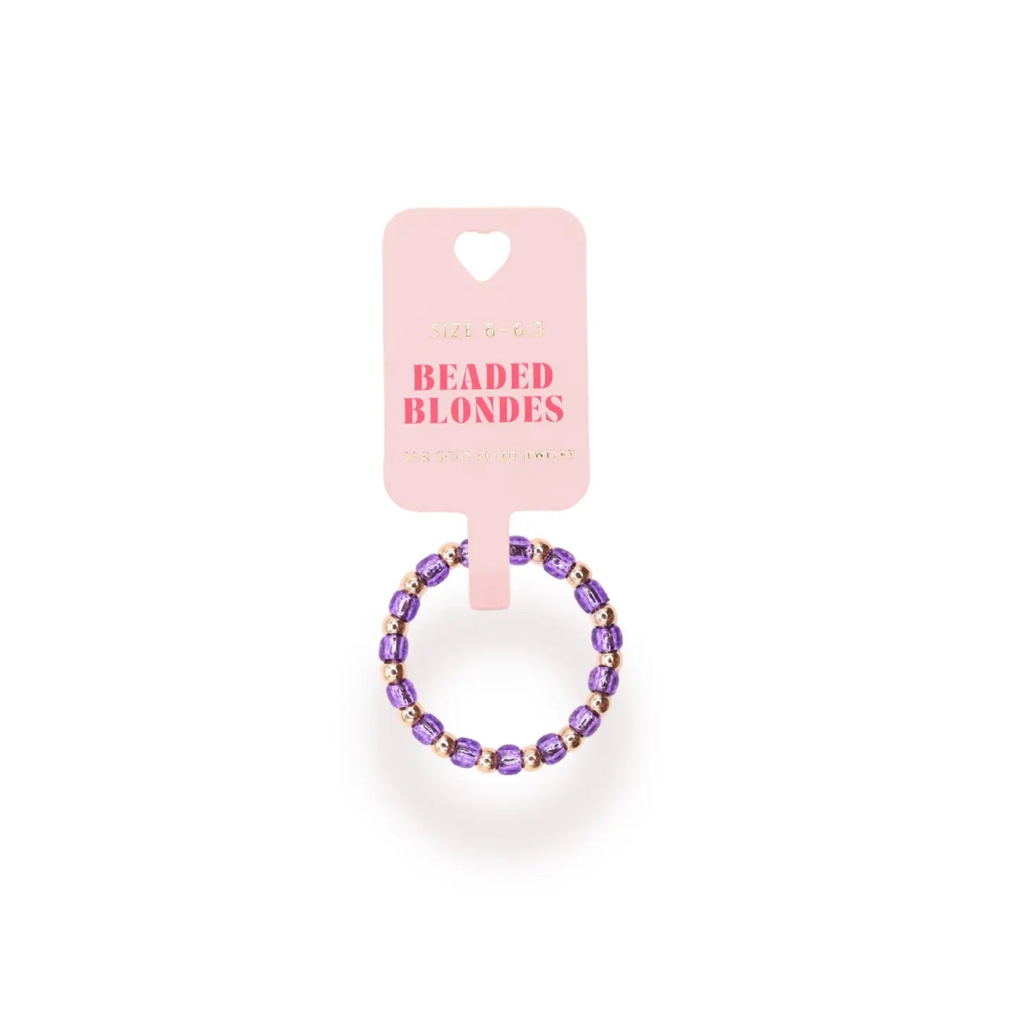 Purple Demi Ring-K. Ellis Boutique