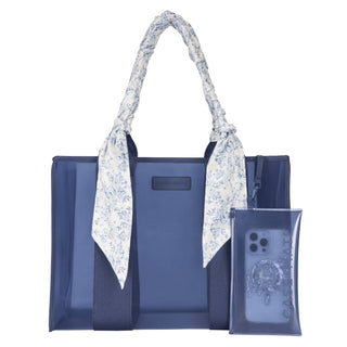 Case-Mate Something Navy Twilly Jelly Tote Bag-handbag-K. Ellis Boutique