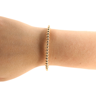4MM Gold Beaded Bracelet-Bracelet-K. Ellis Boutique