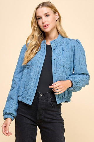 Jean Quilted Jacket-K. Ellis Boutique