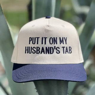 Put it on my Husbands Tab Trucker Hat-Hats-K. Ellis Boutique