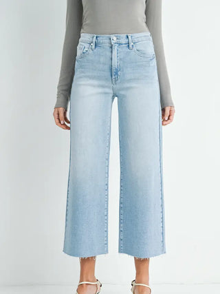 Scissor Cut Wide Leg- Light Denim-JBD Denim-K. Ellis Boutique