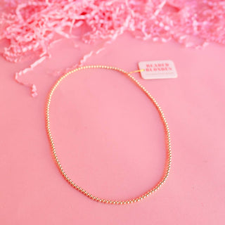 3MM Necklace in Gold: 16 inch / No Clasp-Necklace-K. Ellis Boutique