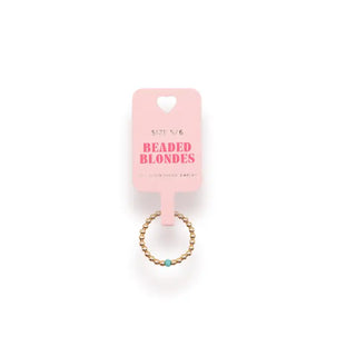 Beaded Blondes May Ring - Turquoise-Ring-K. Ellis Boutique