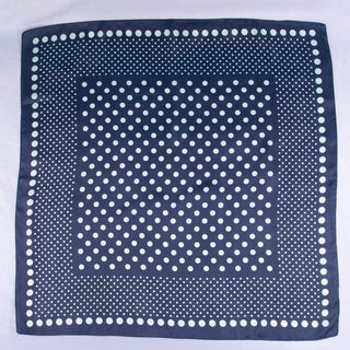 Ombre Polka Dot Print Satin Square Scarf: BR-K. Ellis Boutique