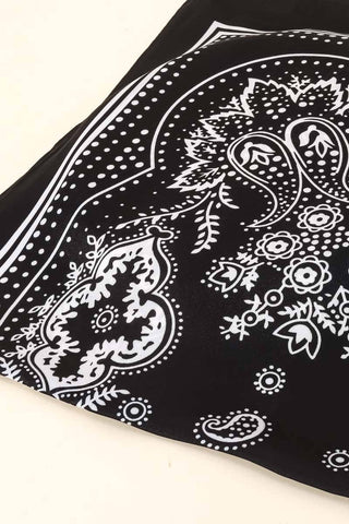 Light Paisley Design Square Bandana Scarf: MI-K. Ellis Boutique