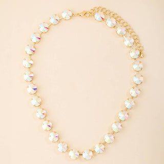 Oversized Rivoli Crystal Collar Necklace: GDMLT-Necklace-K. Ellis Boutique