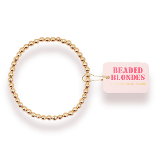 4MM Gold Beaded Bracelet-Bracelet-K. Ellis Boutique