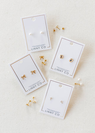 Sadie Bow Earrings-Earrings-K. Ellis Boutique