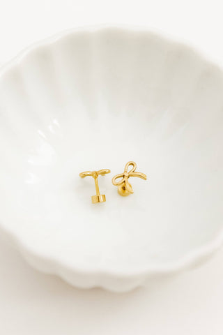 Sadie Bow Earrings-Earrings-K. Ellis Boutique