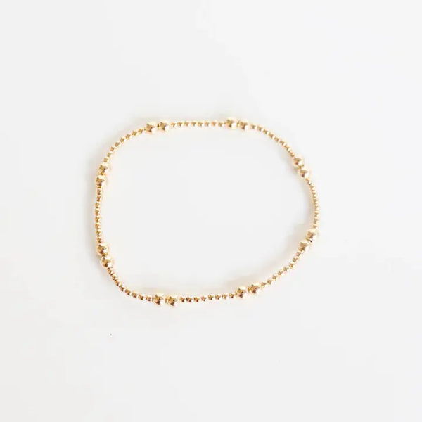 Beaded Blondes Leah Bracelet in Gold-K. Ellis Boutique