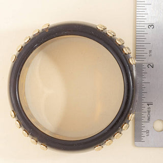 Chunky Marbled Wide Studded Bangle Bracelet: DBR-Bracelet-K. Ellis Boutique