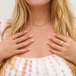 3MM Necklace in Gold: 16 inch / No Clasp-Necklace-K. Ellis Boutique