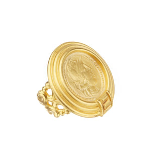 Susan Shaw- Roma Coin Ring-Ring-K. Ellis Boutique