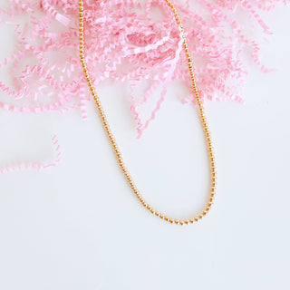 3MM Necklace in Gold: 16 inch / No Clasp-Necklace-K. Ellis Boutique