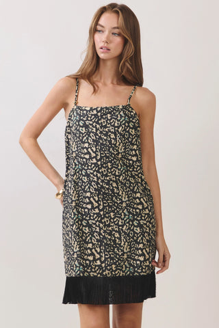 Lenora Animal Print Mini Dress-Mini Dress-K. Ellis Boutique