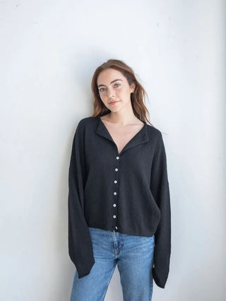 Piper Cardigan- Black-Cardigans-K. Ellis Boutique