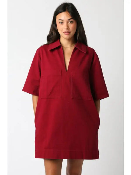 Lily Pocket Mini- Burgundy-K. Ellis Boutique