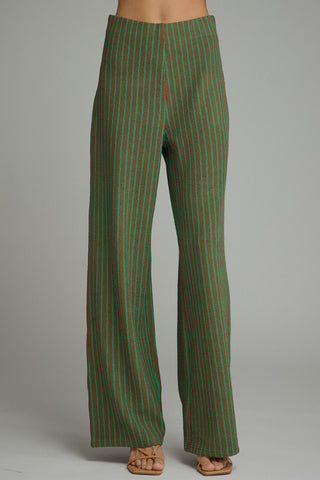 Olive Grove Stripe Pants-Other Denim-K. Ellis Boutique
