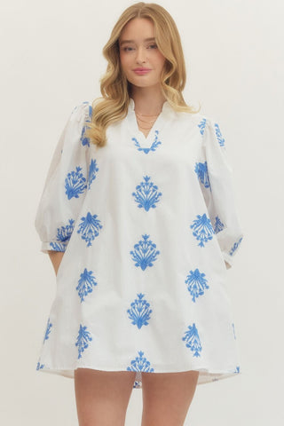 Piper Mini Dress- White-Mini Dress-K. Ellis Boutique