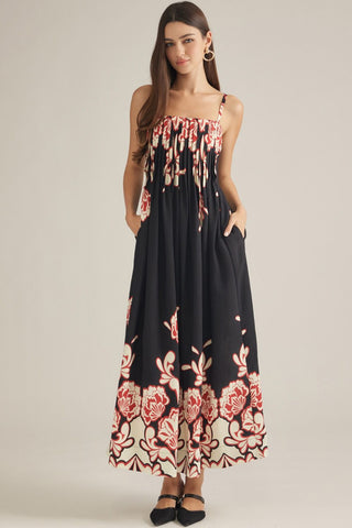 Midnight Garden Dress-Midi/Maxi Dress-K. Ellis Boutique