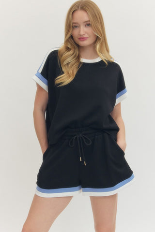 The Campbell Set- Black & Blue-K. Ellis Boutique