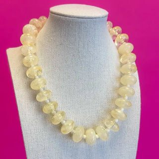 Bauble Ball Necklace- Ivory