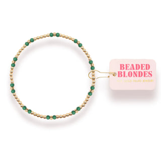 Beaded Blondes- Kelly Green Hazel Bracelet-K. Ellis Boutique