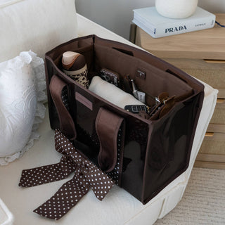 Case-Mate Tote Organizer - Espresso-handbag-K. Ellis Boutique