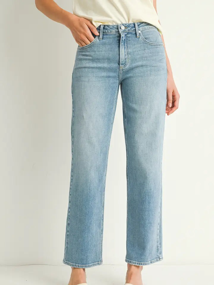 Just Black Stretchy Straight - Light Denim-K. Ellis Boutique