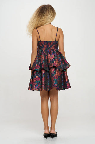 Multi Jacquard Tube Mini Dress-Mini Dress-K. Ellis Boutique