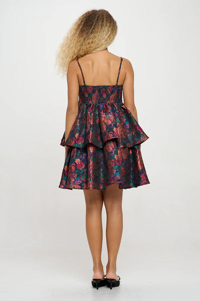 Multi Jacquard Tube Mini Dress-K. Ellis Boutique